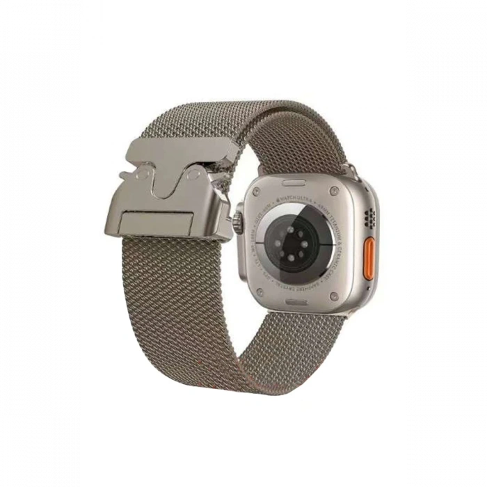 Apple Watch 42mm Milano Metal Kordon - Desert