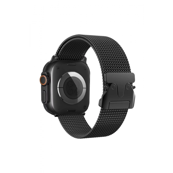 Apple Watch 42mm Milano Metal Kordon - Siyah