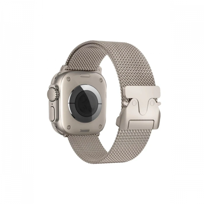 Apple Watch 42mm Milano Metal Kordon - Titan Gri