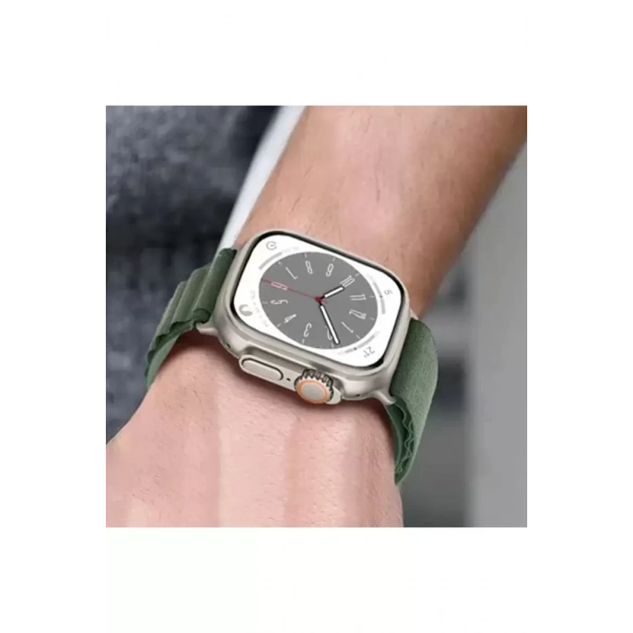 Apple Watch 42mm Mountain Kordon - Beyaz-Kırmızı