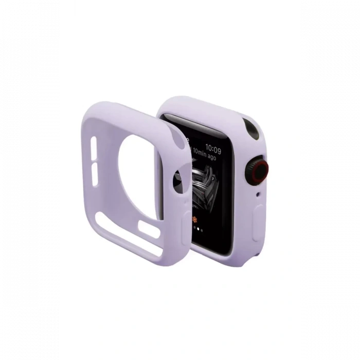 Apple Watch 42mm Silikon Alt Kasa - Lila