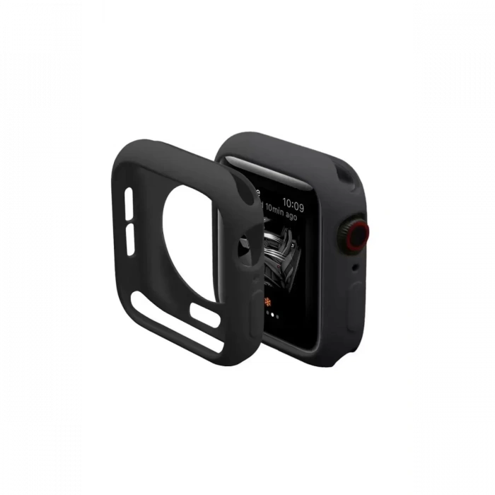 Apple Watch 42mm Silikon Alt Kasa - Siyah