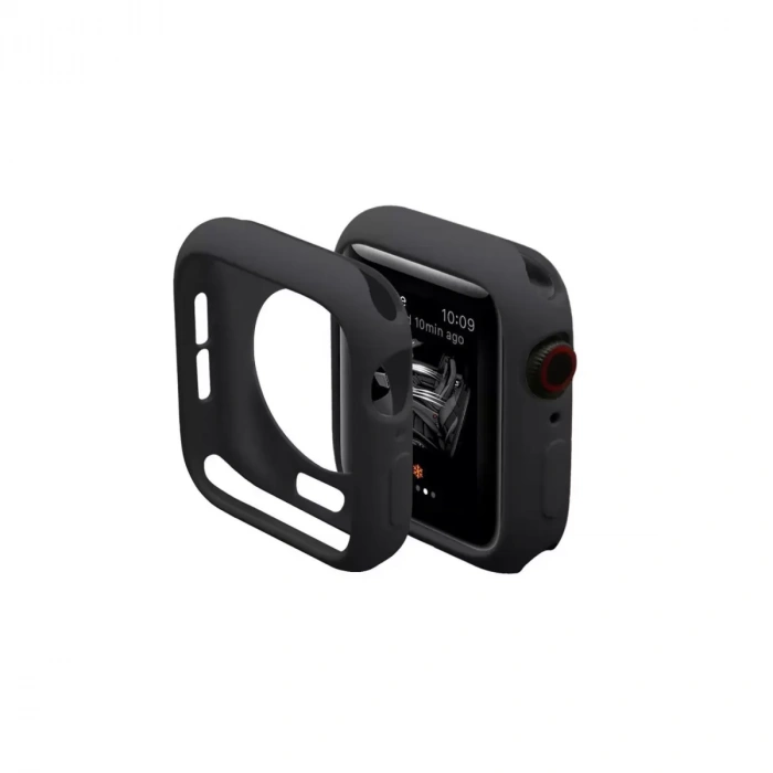 Apple Watch 42mm Silikon Alt Kasa - Siyah