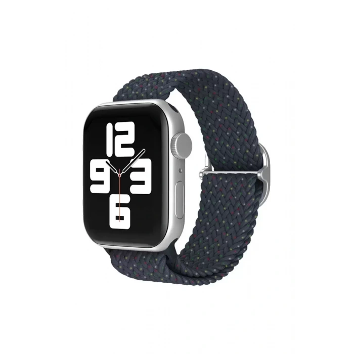 Apple Watch 42mm Star Kordon - Benekli Lacivert