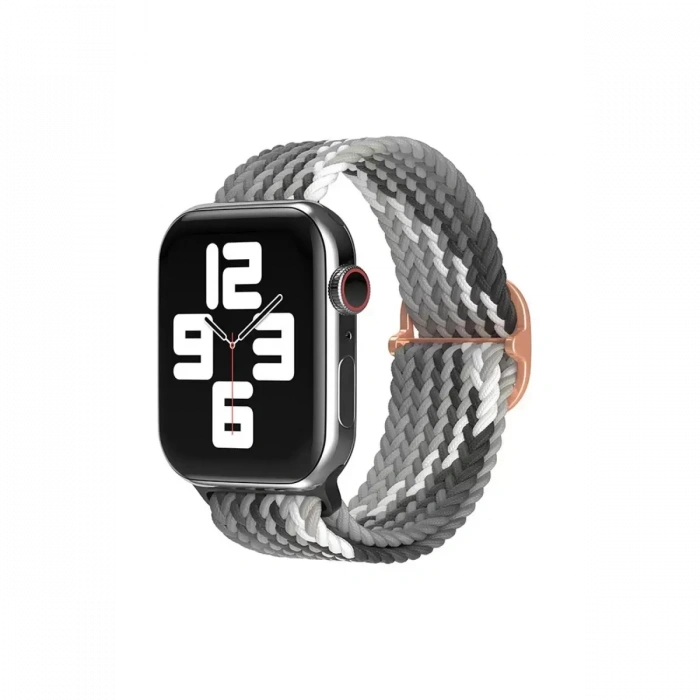 Apple Watch 42mm Star Kordon - Gri-Siyah
