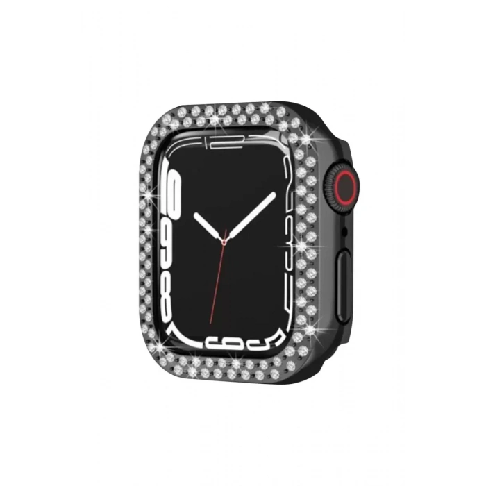 Apple Watch 42mm Taşlı Kasa - Siyah