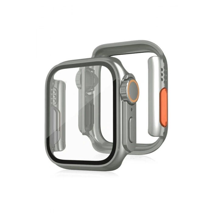 Apple Watch 45mm Watch 49mm Kasa Dönüştürücü ve Ekran Koruyucu - Yıldız Işığı