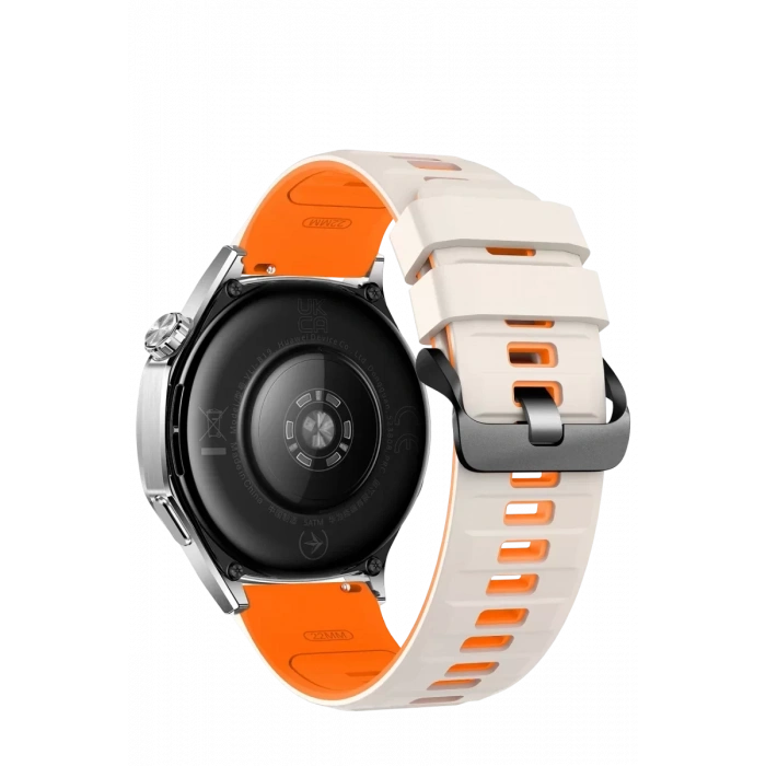 Apple Watch Ultra 49mm Minoc Kordon - Beyaz-Turuncu