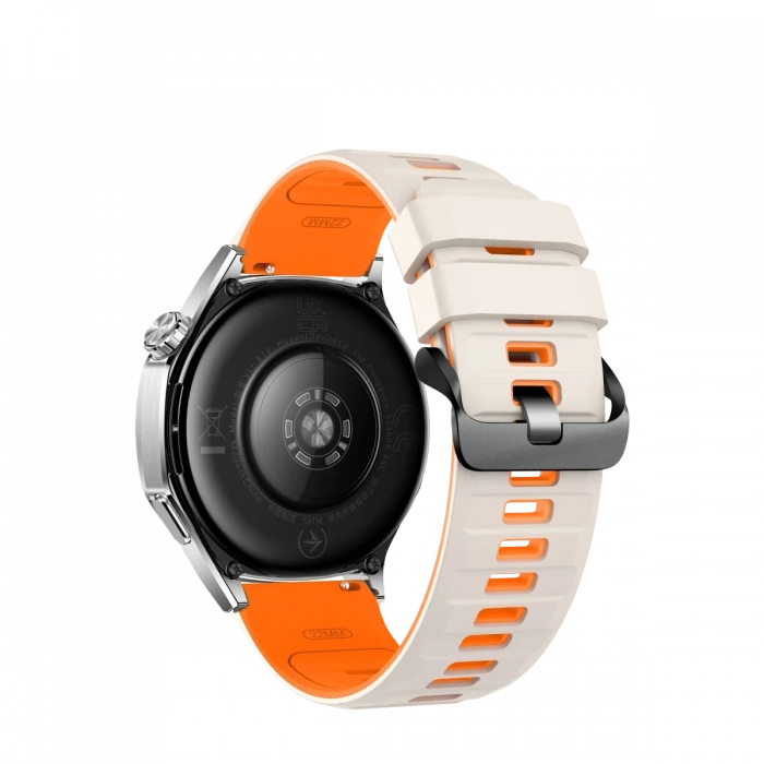 Apple Watch Ultra 49mm Minoc Kordon - Beyaz-Turuncu