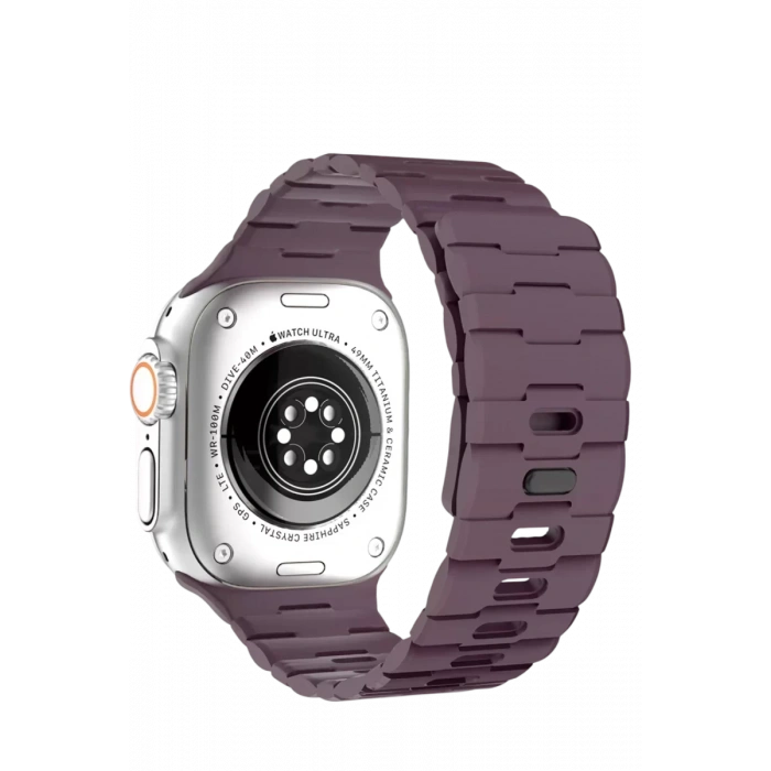 Apple Watch Ultra 49mm Wowen Kordon - Bordo