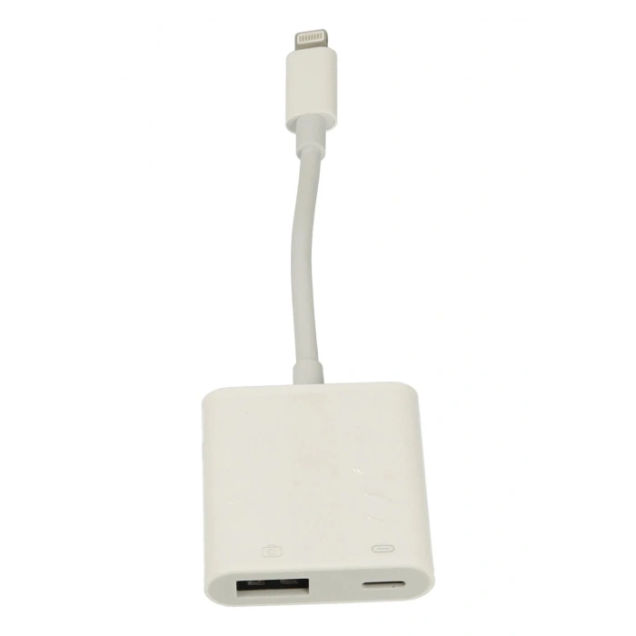 APR22 Iphone Otg 2in1 - Beyaz