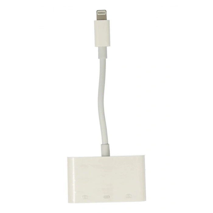APR23 Iphone Otg 3in1 - Beyaz