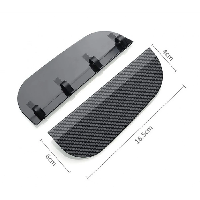Araba Ayna Yağmur Koruyucu Siper Karbon Desenli (4887)