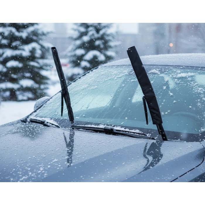 Araba Silecek Koruma Kılıfı – Karlı ve Buzlu Havaya Dayanıklı, Pratik Tak-Çıkar Kullanım