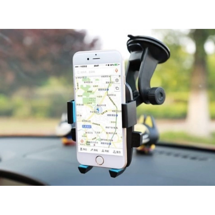 Araç İçi Cam ve Torpido Vantuzlu Telefon Tutucu (4887)