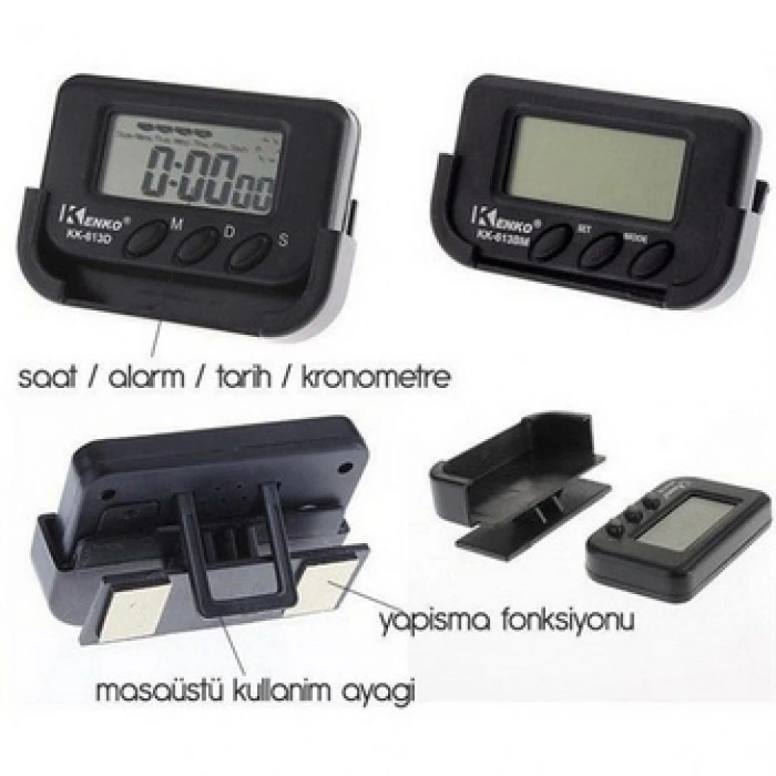 Araç İçi Dijital Saat (4887)