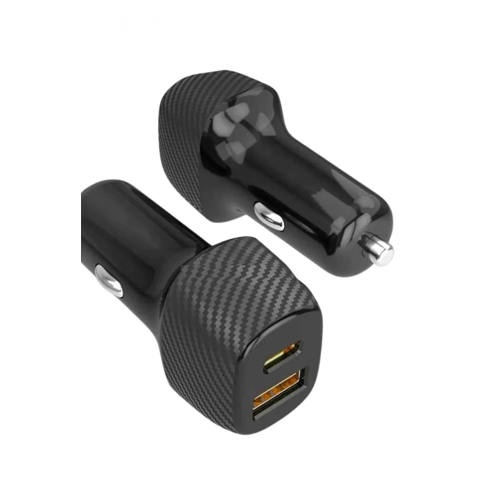 Araç İçi Şarj Cihazı 38w Güç Kapasiteli Type-c Girişli Araba Çakmaklık