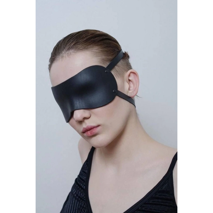 MARSiLYAN- Düz Siyah Maske Uyku Gözlüğü