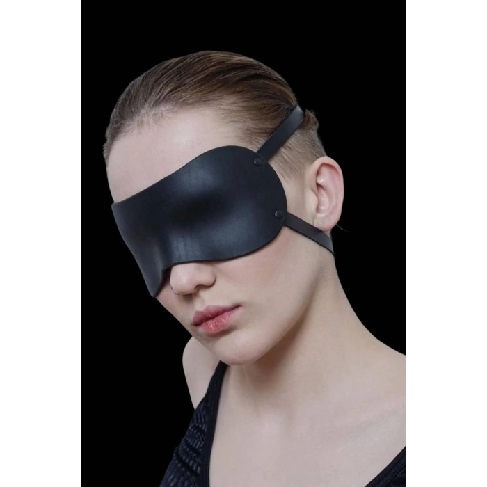 MARSiLYAN- Düz Siyah Maske Uyku Gözlüğü