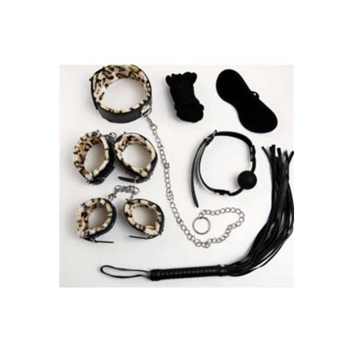 MARSiLYAN- Grinin 50 Tonu Fantazi Kelepçe Kırbaç Seti