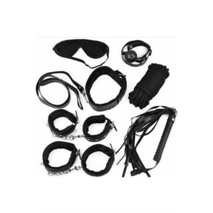 MARSiLYAN- Grinin 50 Tonu Fantazi Kelepçe Kırbaç Seti