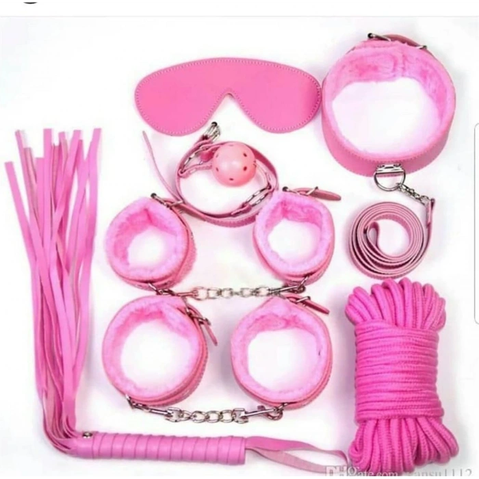 MARSiLYAN- Grinin 50 Tonu Fantazi Kelepçe Kırbaç Seti