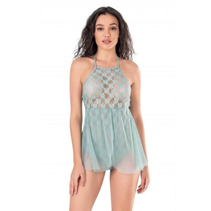 MARSİLYAN-Aqua Bodysuit Gecelik