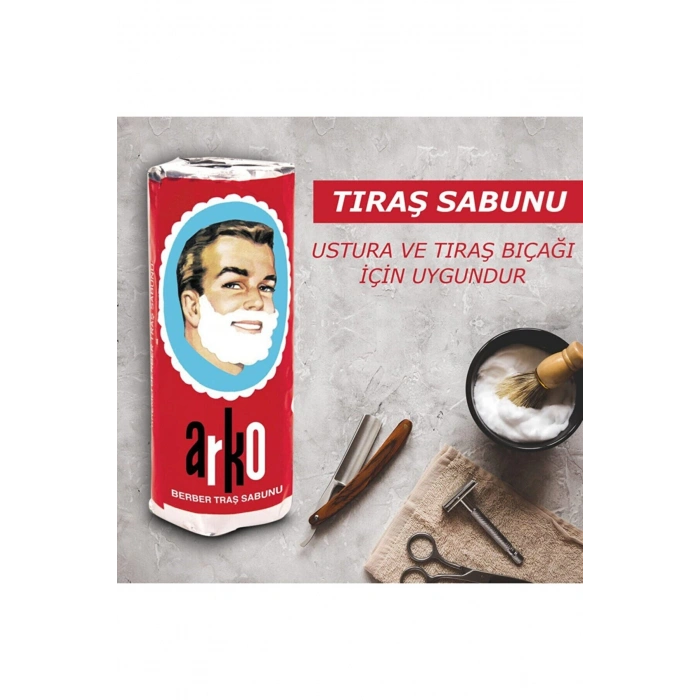 Arko 12li Tıraş Sabunu 12X75 gr