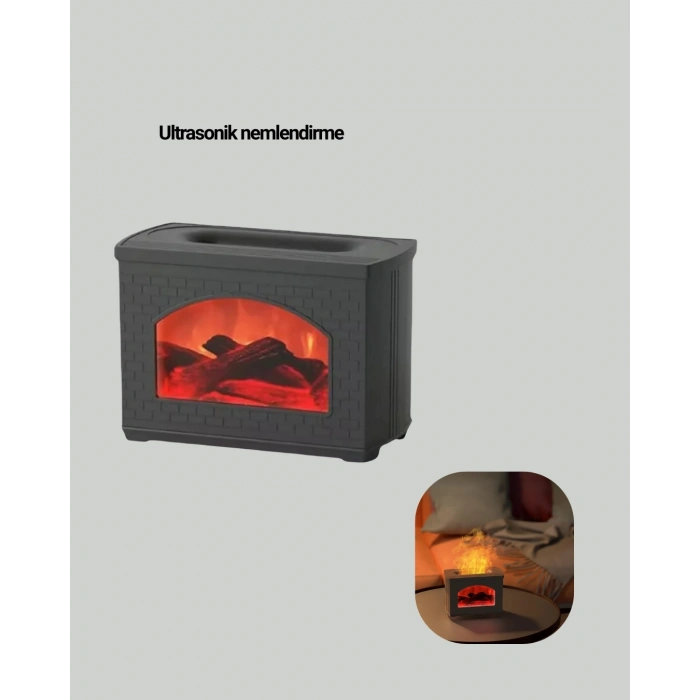Aromaterapi Destekli Ultrasonik Nemlendirici Usb Bağlantılı Sessiz Model