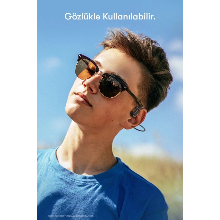 AS9 Suya Dayanıklı Bluetooth Kulaklık - Siyah