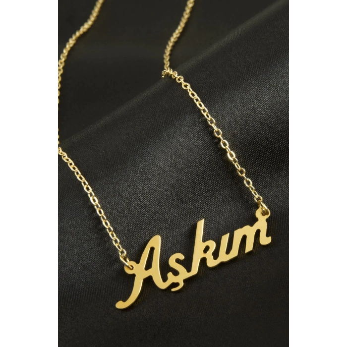 Aşkım isimli kolye (Kişiye Özel)