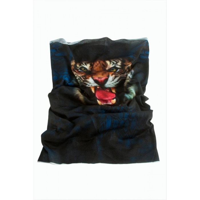 Aslan Desenli Baff Boyunluk