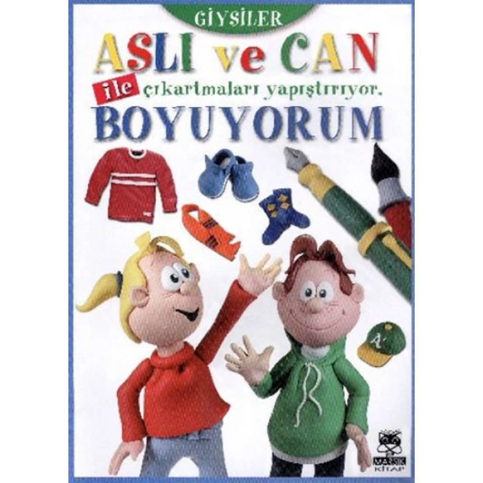 Aslı Ve Can Giysiler Çıkartma Boyama