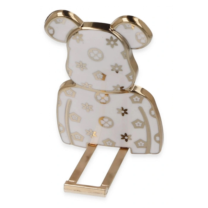 Astro Stand Ayıcık Desenli - Beyaz