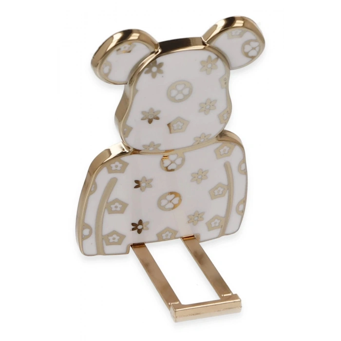 Astro Stand Ayıcık Desenli - Beyaz