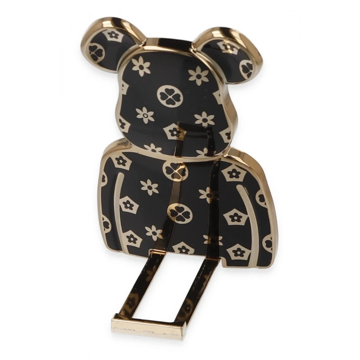 Astro Stand Ayıcık Desenli - Siyah