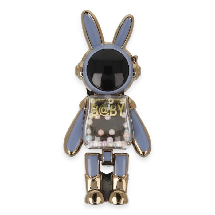 Astro Stand Tavşan Astronot - Açık Mavi