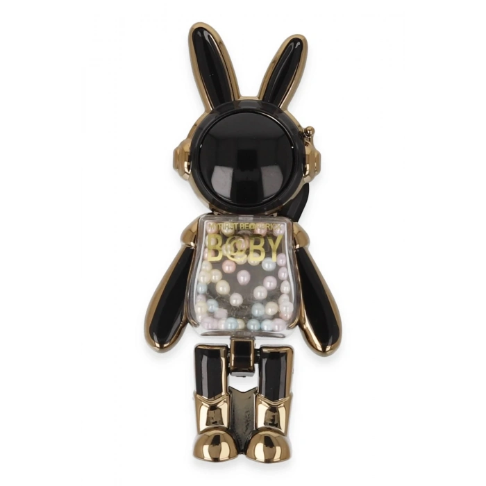 Astro Stand Tavşan Astronot - Siyah