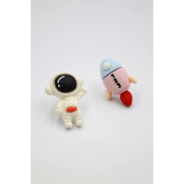 Astronot Hamur Küpe - ÇOK RENKLİ
