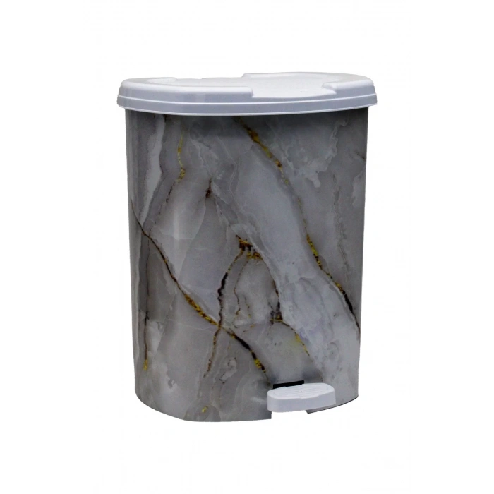 Asude 2 No Desenli Pedallı Çöp Kovası -ASD187