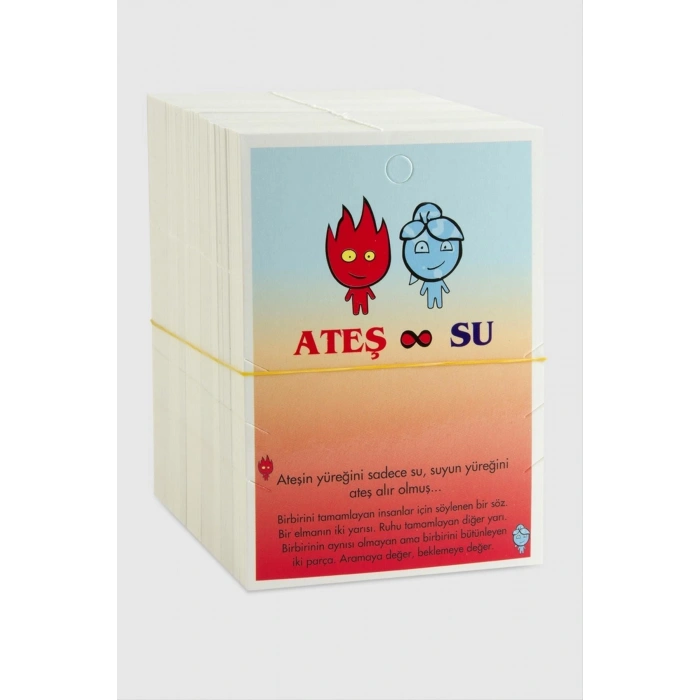 Ateş Su Bileklik Kartı