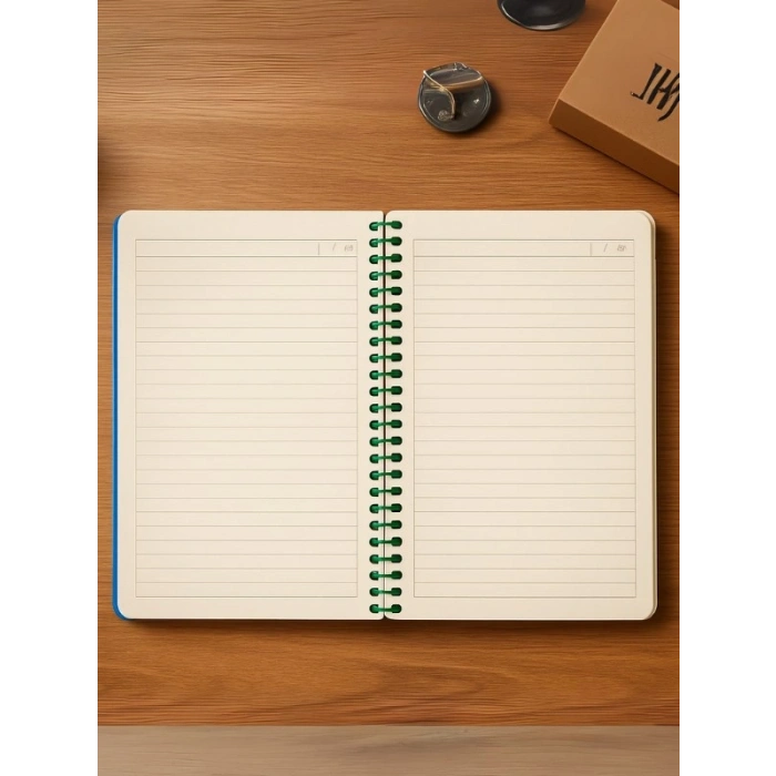 Avokado Fresh Temalı Spiral Çizgili Defter – 80 Yaprak / 160 Sayfa – 18x24 cm