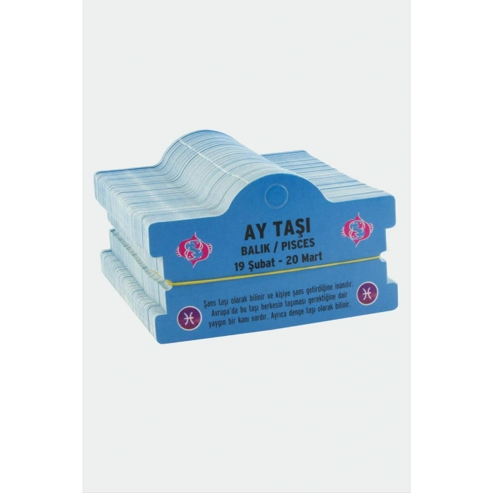 Ay Taşı & Balık Burç Bileklik Kartı