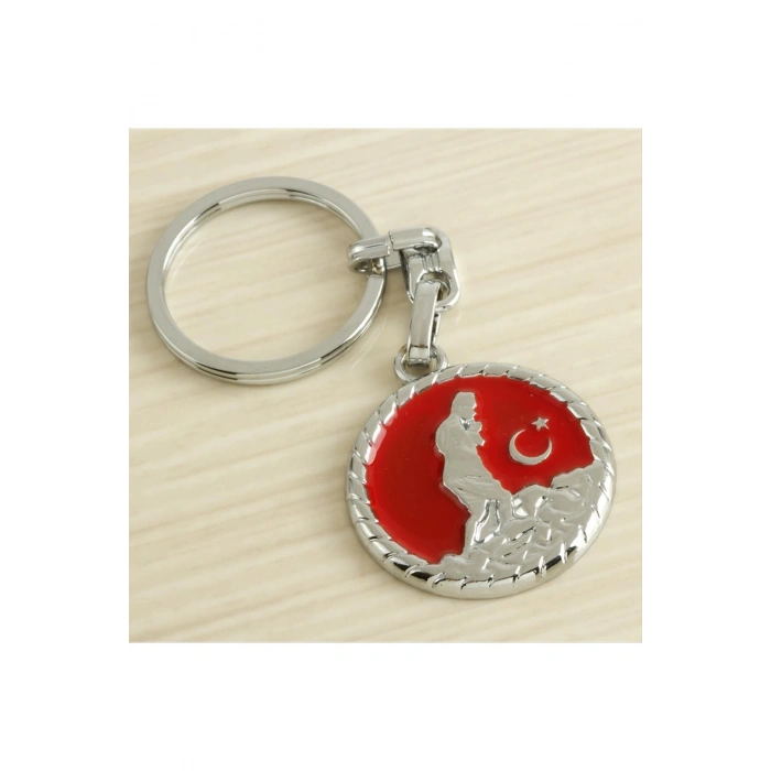 Ay Yıldız Kemal Atatürk Metal Anahtarlık