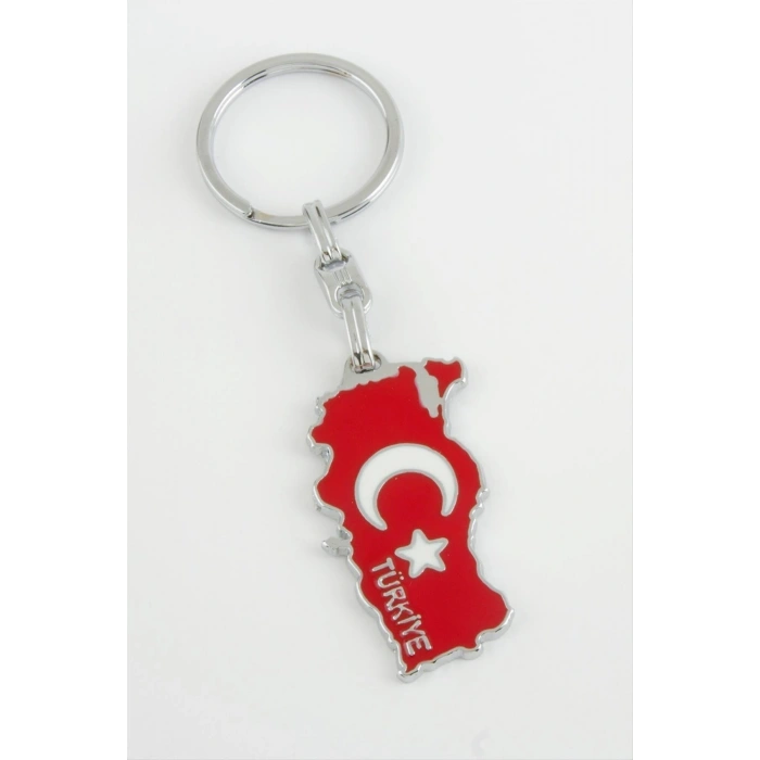 Ay Yıldız Metal Anahtarlık