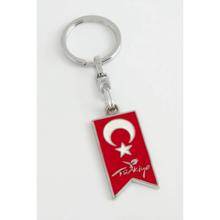 Ay Yıldız Metal Anahtarlık