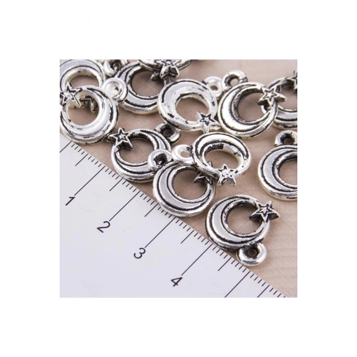 Ay Yıldız Püskül Malzemesi 10lu (Minik)