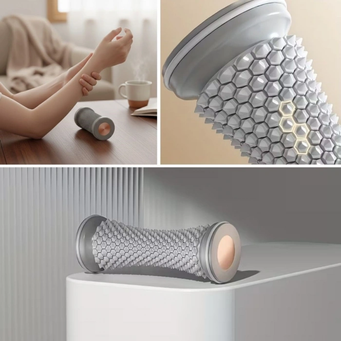 Ayak, El ve Bilekler İçin Yuvarlamalı Masaj Aleti – Manuel Refleksoloji ve Kas Rahatlatıcı Masaj Aparatı (4887)