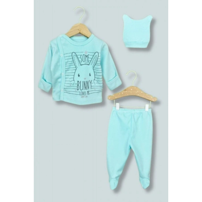 AYAKLI PAMUKLU, DESENLİ, MEVSİMLİK, GÜNLÜK, KIZ ÇOCUK & BEBEK  HASTANE ÇIKIŞ SETİ