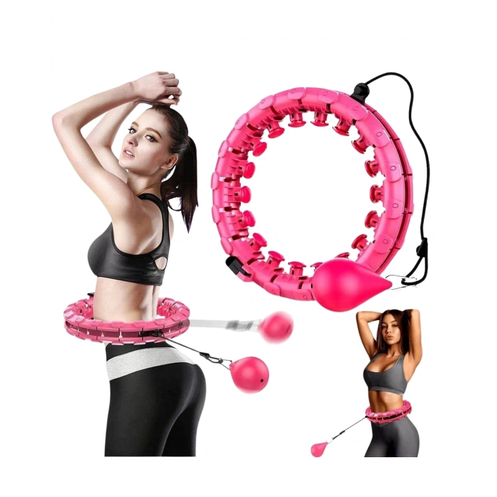 Ayarlanabilir Akıllı Hula Hoop 680 Gr Ağırlıklı Egzersiz Halkası